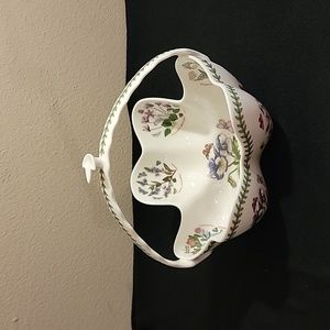 Rare Portmerion Susan Williams-Ellis Botanical Garden Handeled Basket